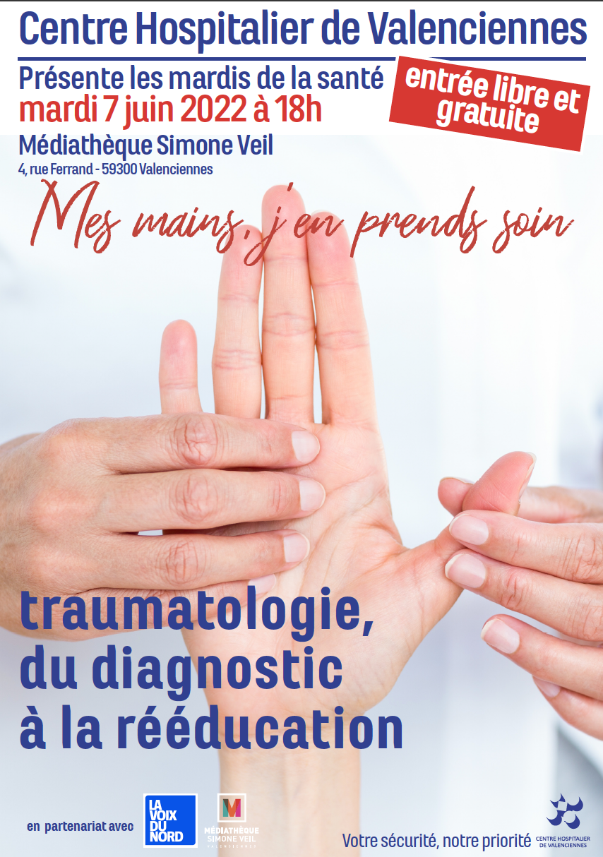 Mardi de la santé : traumatologie, du diagnostic à la rééducation.