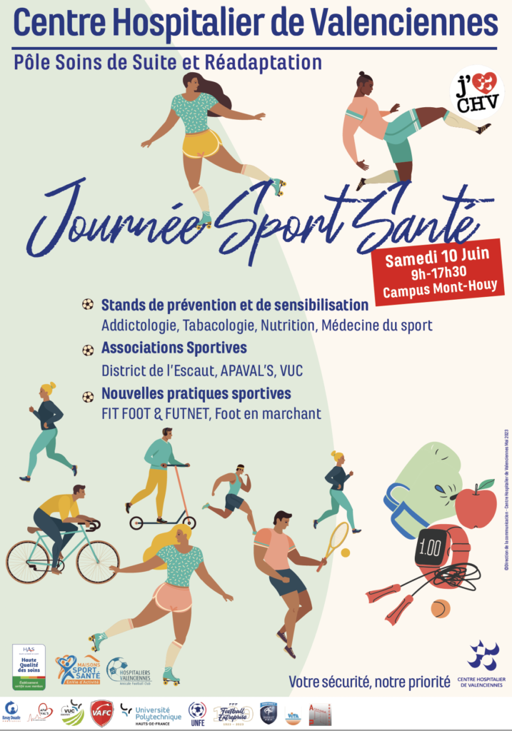 Une journée sport santé au campus du Mont-Houy ! Samedi 10 juin