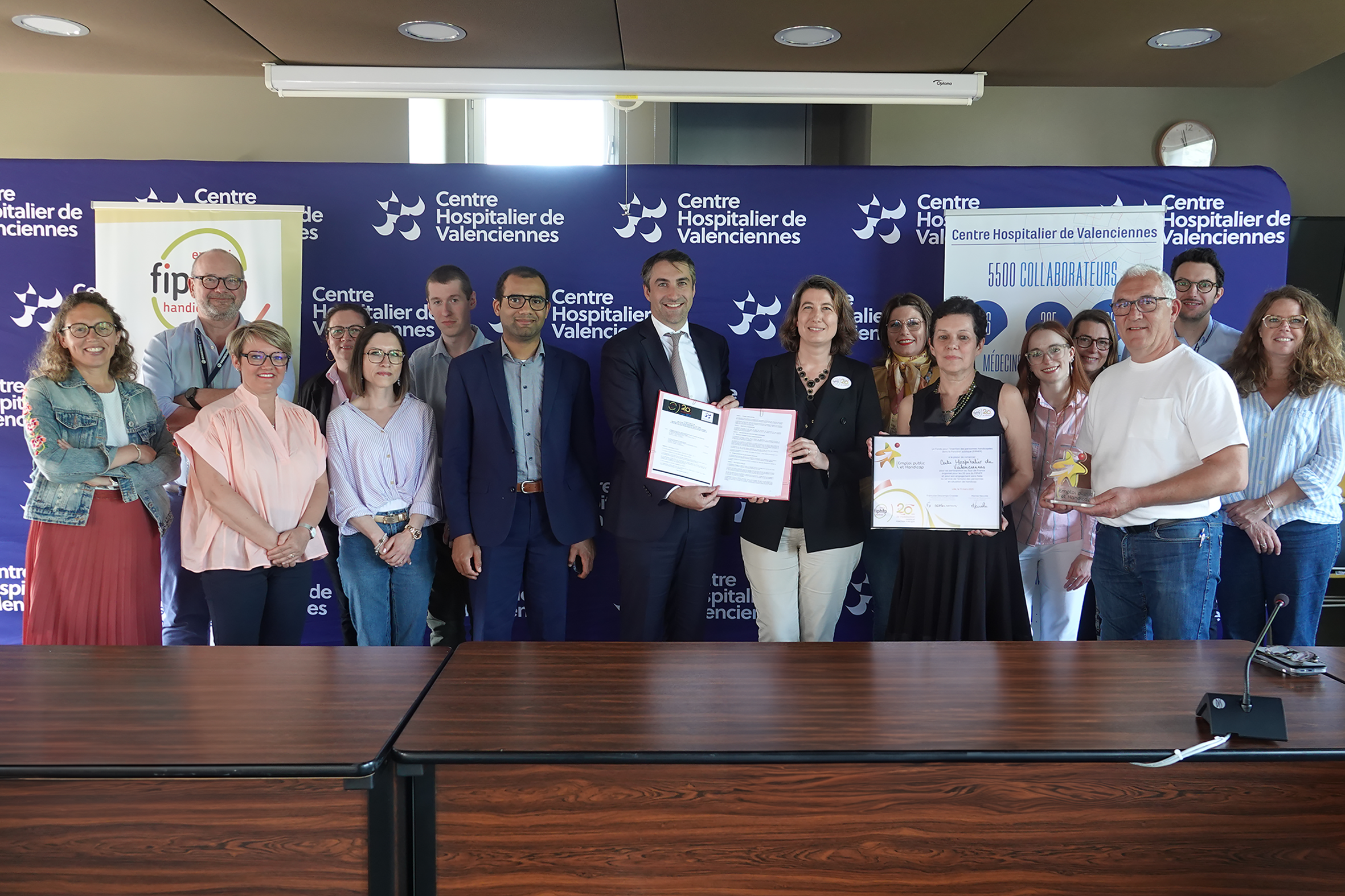Renouvellement du partenariat CHV – FIPHFP pour l’emploi des personnes en situation de handicap