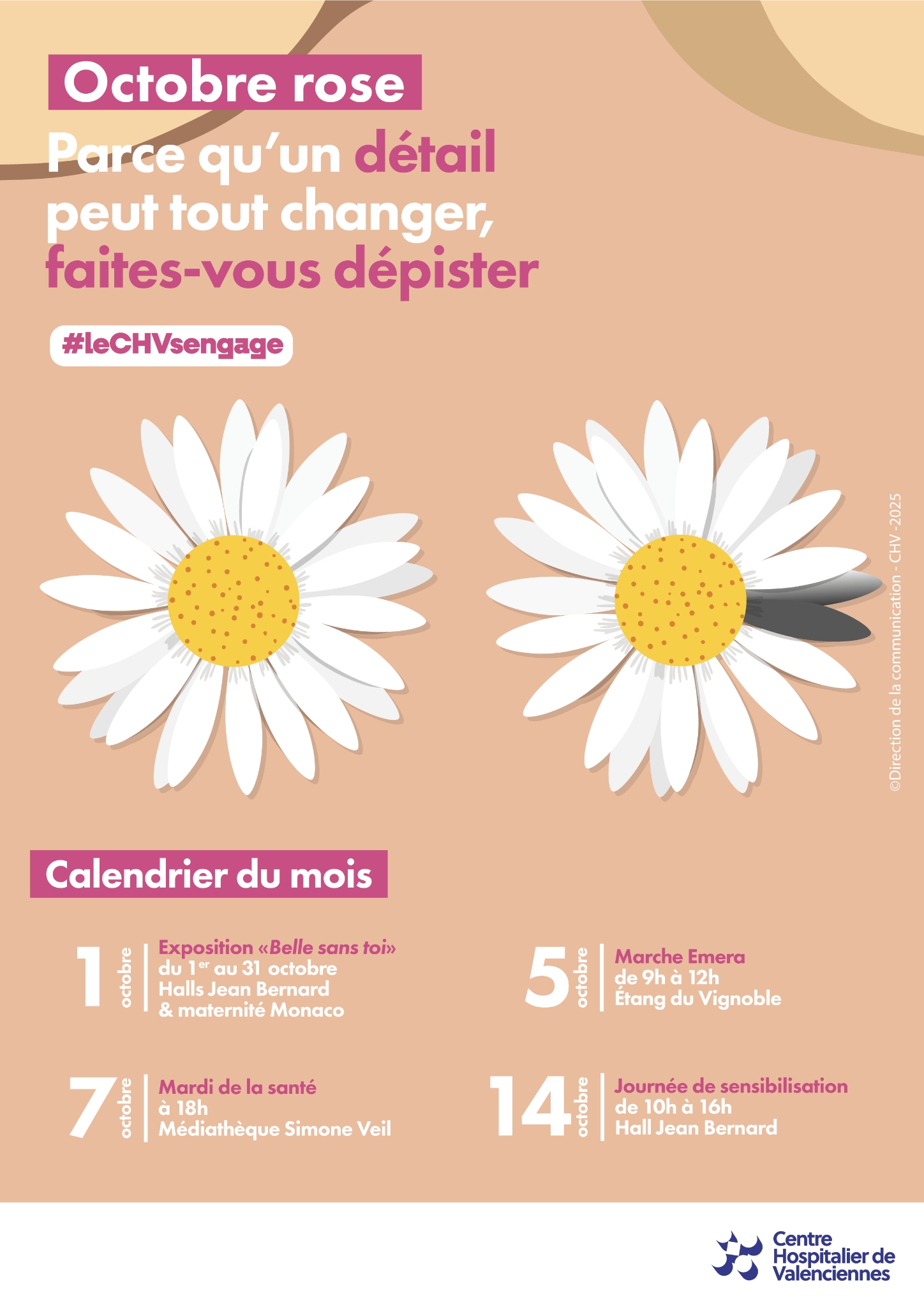 🎀 Octobre Rose | Le calendrier