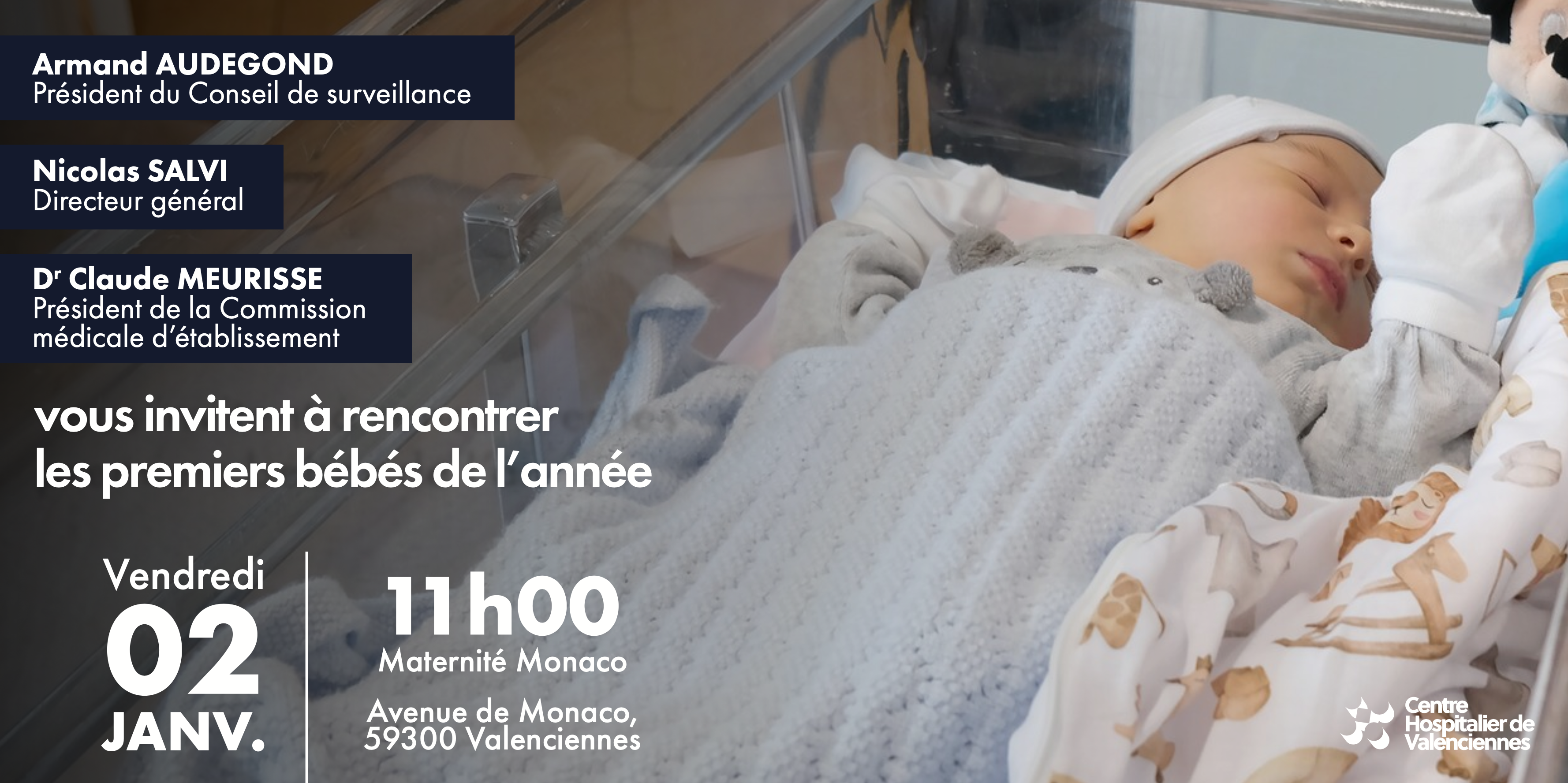 Cérémonie des premiers bébés de l'année